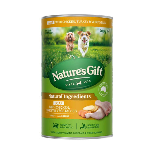 Nature's Gift Chicken Turkey And Vegetable Dog Food - 700g
