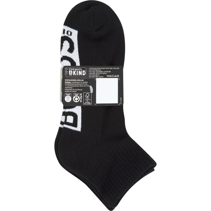 Bonds Mens Sport 1/4 Socks Size 6-10 Assorted 3 Pack