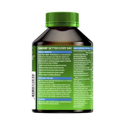 Cenovis Men's Multivitamin + Performance Multi Capsules - 100 pack