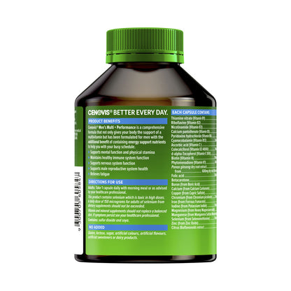Cenovis Men's Multivitamin + Performance Multi Capsules - 100 pack