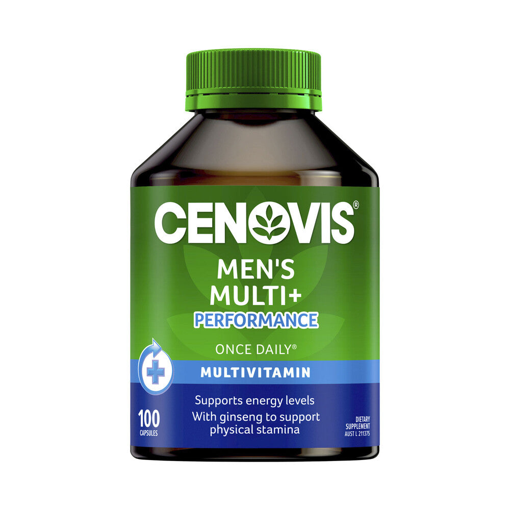 Cenovis Men's Multivitamin + Performance Multi Capsules - 100 pack