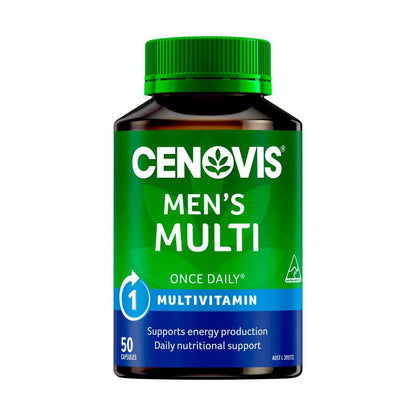 Cenovis Men's Multivitamin Capsules Multi For Energy - 50 pack