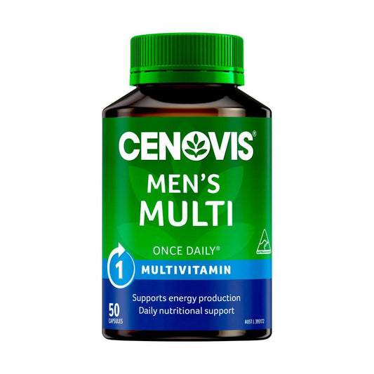 Cenovis Men's Multivitamin Capsules Multi For Energy - 50 pack