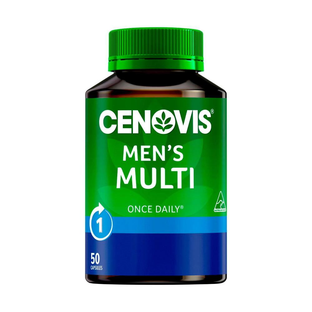 Cenovis Men's Multivitamin Capsules Multi For Energy - 50 pack