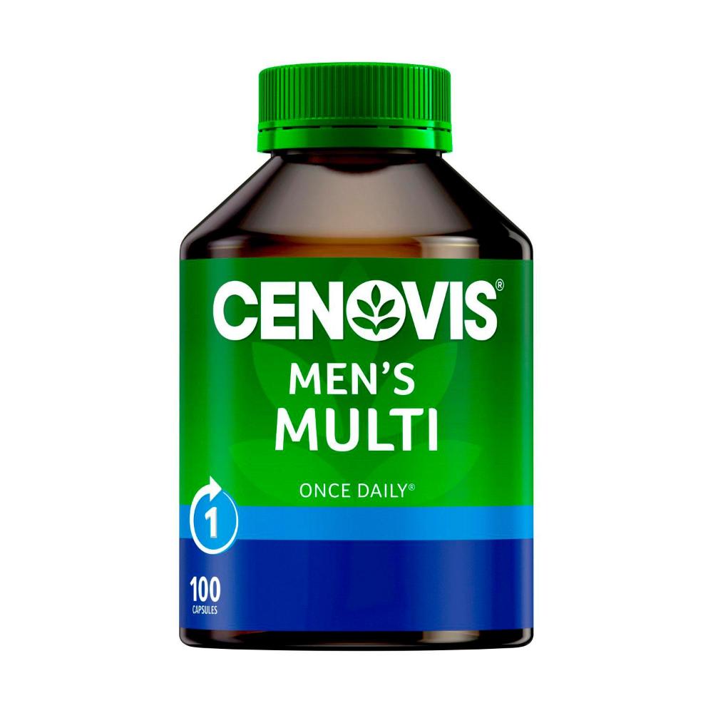 Cenovis Men's Multivitamin Capsules Multi For Energy - 100 pack