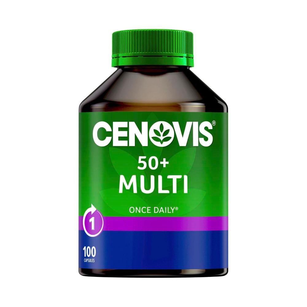 Cenovis 50+ Multivitamin Capsules Multi For Energy - 100 pack