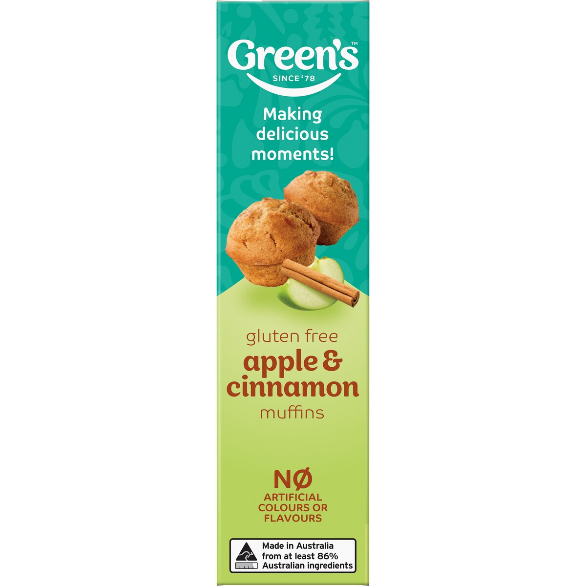 Greens Gluten Free Apple & Cinnamon Muffin Mix 385g