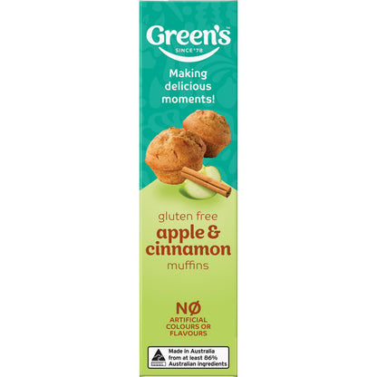 Greens Gluten Free Apple & Cinnamon Muffin Mix 385g