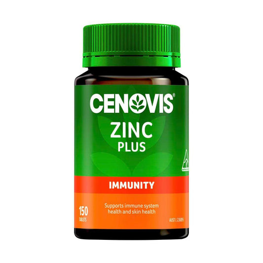Cenovis Zinc Plus Tablets For Wellbeing + Skin Health - 150 pack