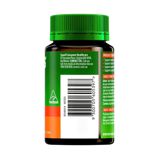 Cenovis Zinc Plus Tablets For Wellbeing + Skin Health - 150 pack
