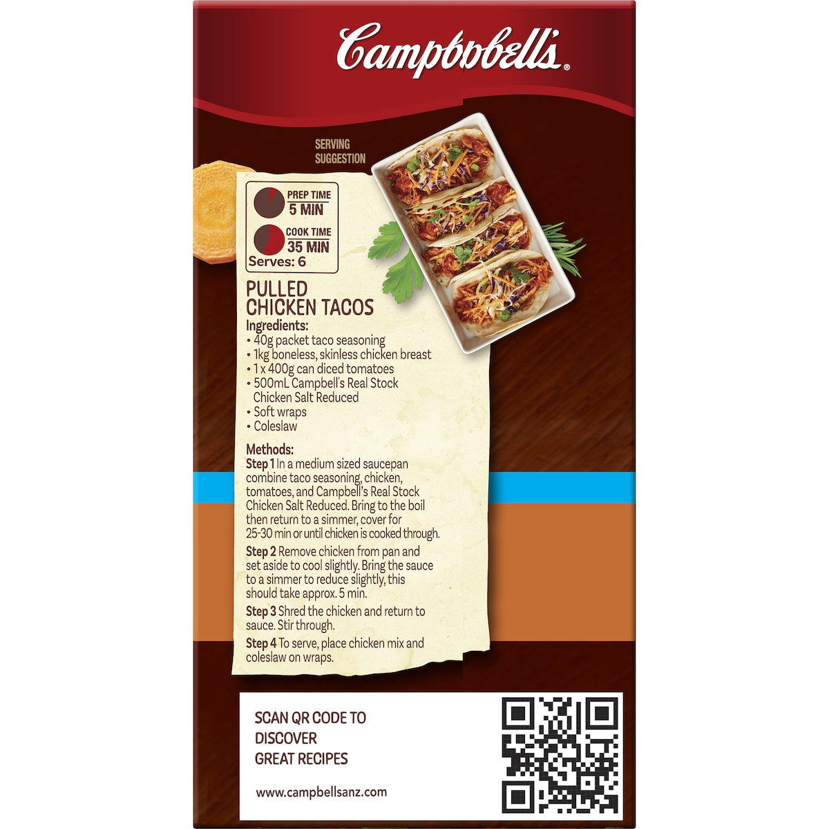 Campbells Real Stock Chicken Salt Reduced 500ml