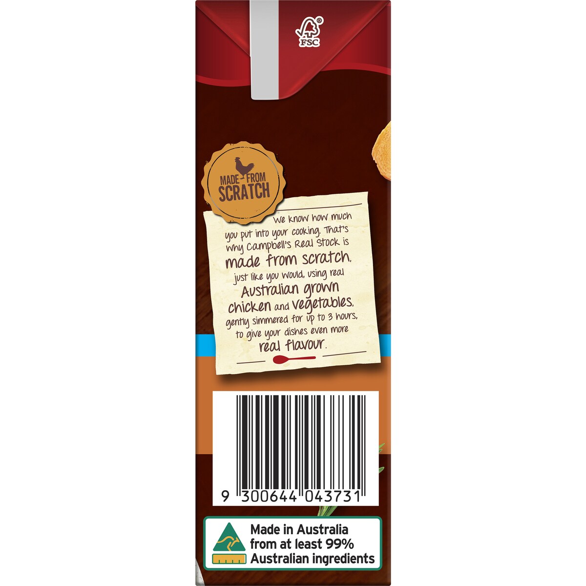 Campbells Real Stock Chicken Salt Reduced Liquid Stock 500mL
