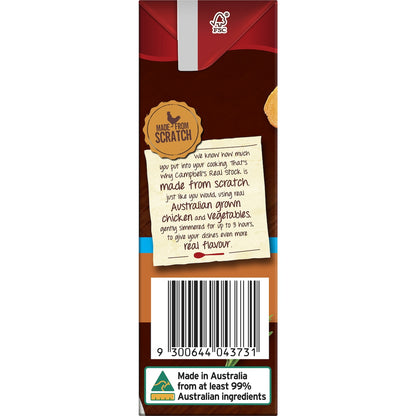 Campbells Real Stock Chicken Salt Reduced 500ml