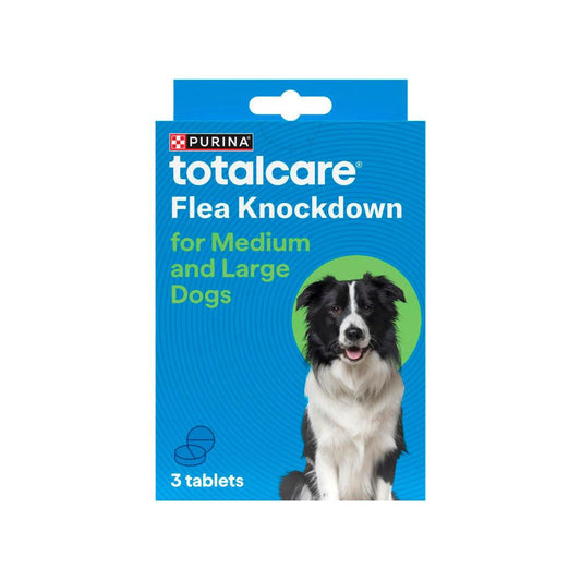 Purina Total Care Flea Knockdown For Medium & Large Dogs Treatment Tablets - 3 pack