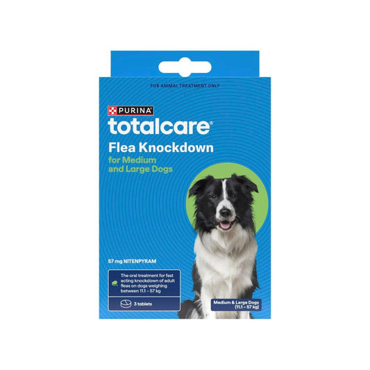 Purina Total Care Flea Knockdown For Medium & Large Dogs Treatment Tablets - 3 pack