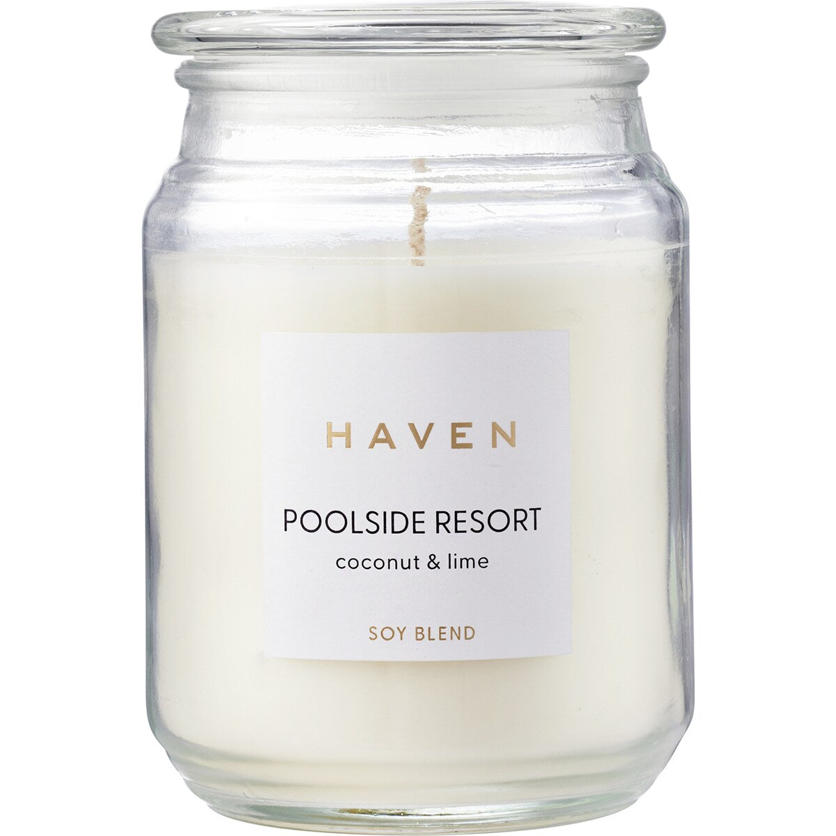 Haven Poolside Resort Coconut & Lime Soy Blend Candle