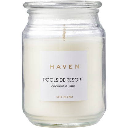 Haven Poolside Resort Coconut & Lime Soy Blend Candle