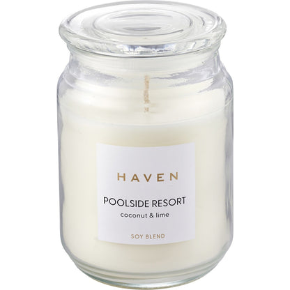 Haven Poolside Resort Coconut & Lime Soy Blend Candle