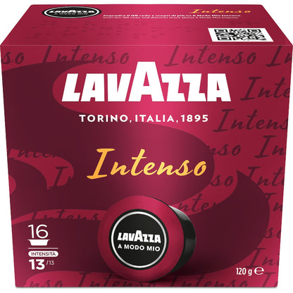 Lavazza Intenso Coffee Pods A Modo Mio 16 Pack