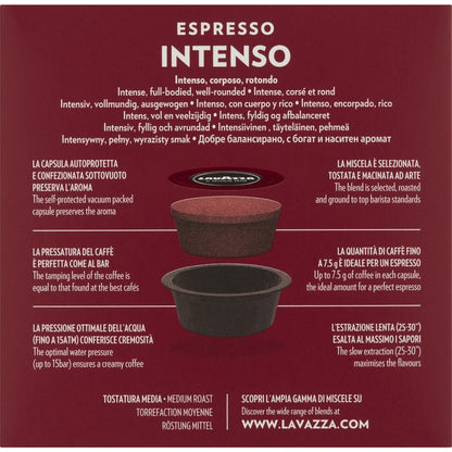Lavazza Intenso Coffee Pods A Modo Mio 16 Pack