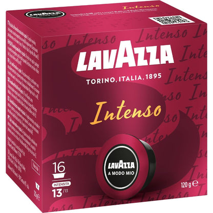 Lavazza Intenso Coffee Pods A Modo Mio 16 Pack