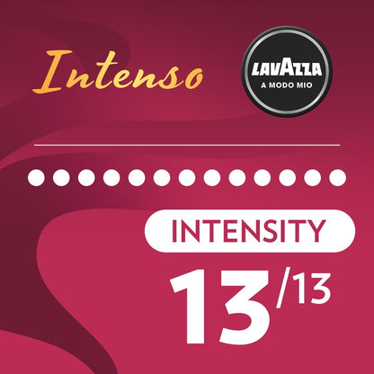 Lavazza Intenso Coffee Pods A Modo Mio 16 Pack