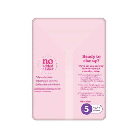Huggies Ultra Dry Nappy Pants Girls Size 4 (9-14kg) - 29 pack
