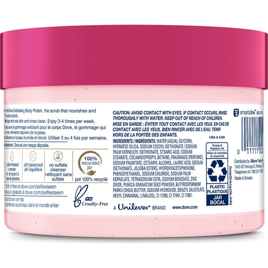 Dove Exfoliating Body Polish Pomegranate & Shea Butter 298ml