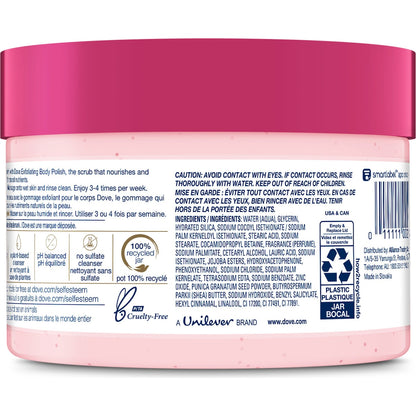 Dove Exfoliating Body Polish Scrub Pomegranate & Shea Butter 298ml