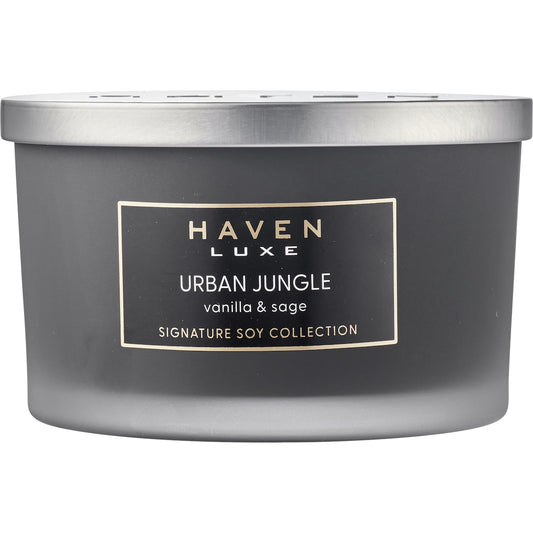 Haven Luxe Urban Jungle Vanilla Sage Signature Soy Blend Candle