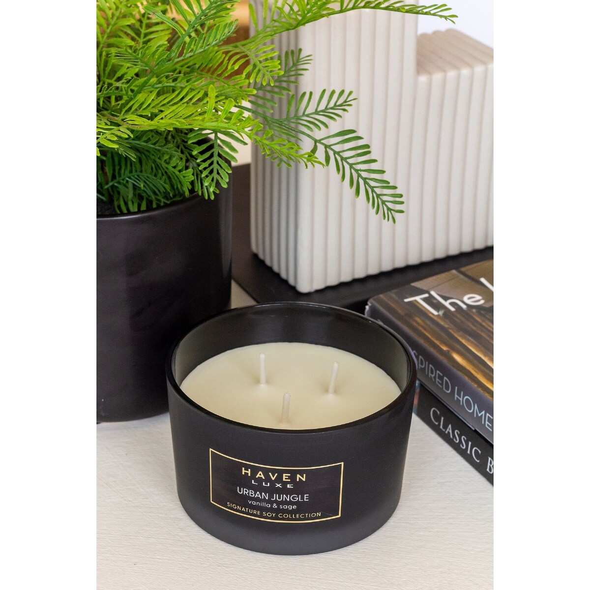 Haven Luxe Urban Jungle Vanilla Sage Signature Soy Blend Candle