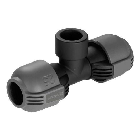 Gardena Pipeline T-Piece 25mm x 3/4" Female Thread