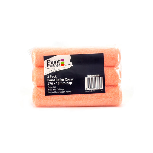Paint Partner Paint Roller Cover - 270mm - 3 Pack