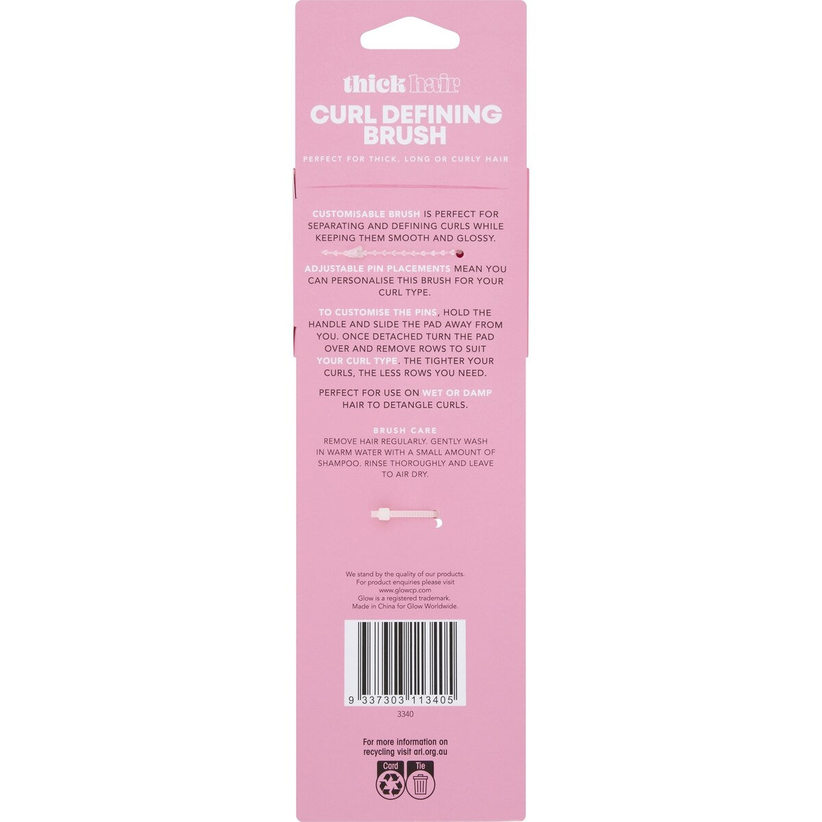 Thick Hair Curl Defining Brush each