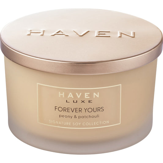 Haven Luxe Forever Yours Peony Signature Soy Blend Candle