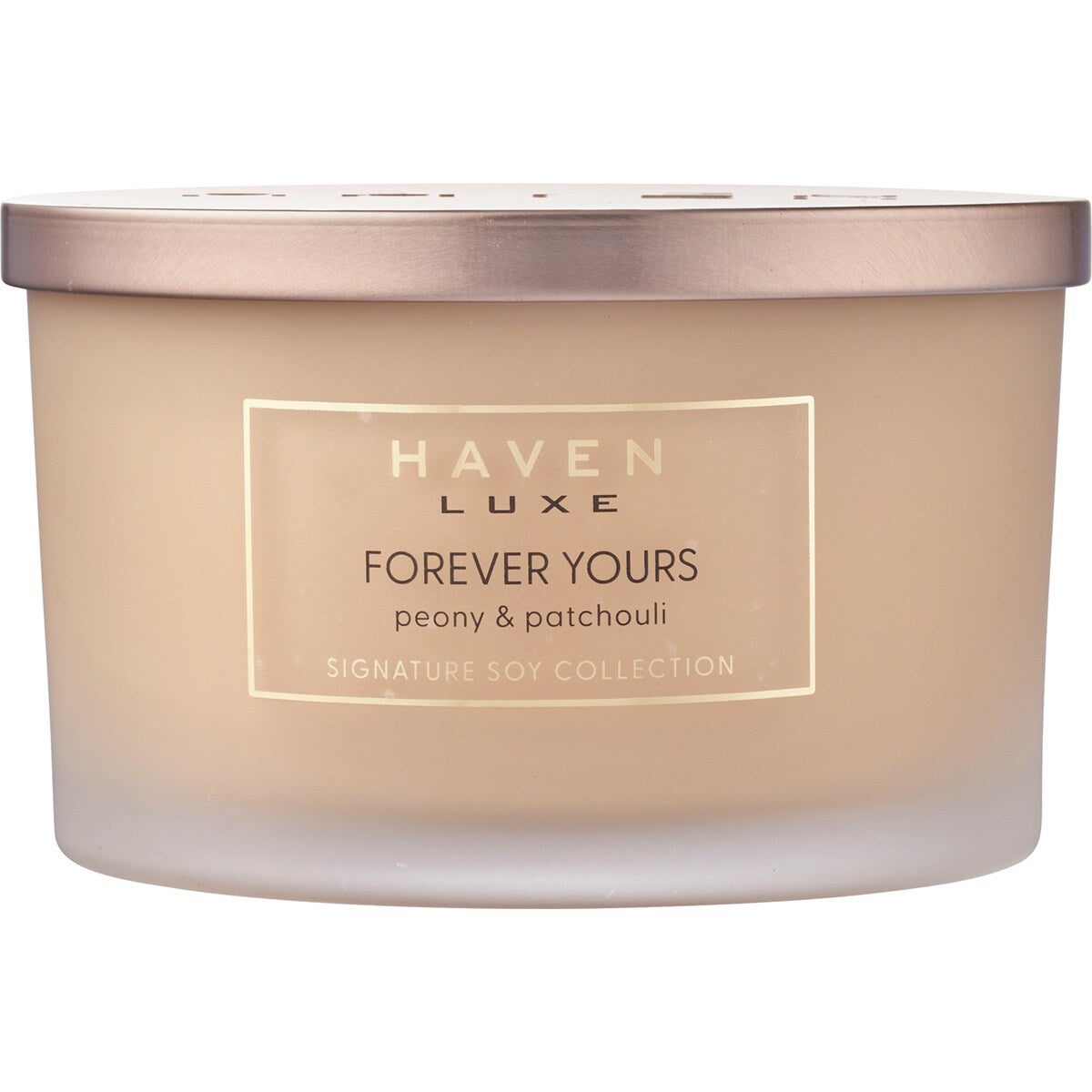 Haven Luxe Forever Yours Peony Signature Soy Blend Candle