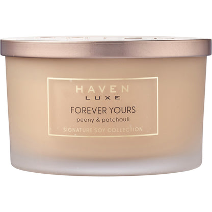 Haven Luxe Forever Yours Peony Signature Soy Blend Candle