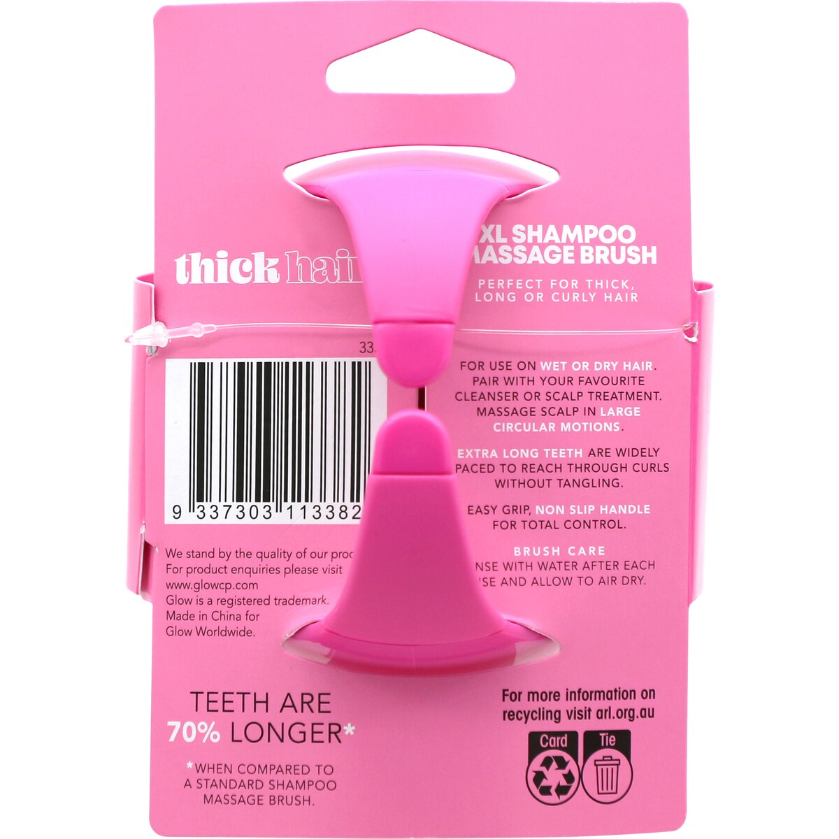 Thick Hair Xl Shampoo Massage Brush Massage Brush Each
