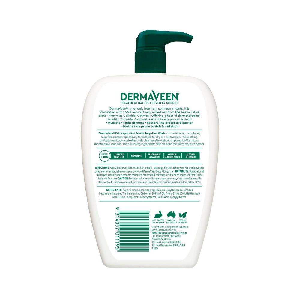 DermaVeen Soap Free Wash - 500mL