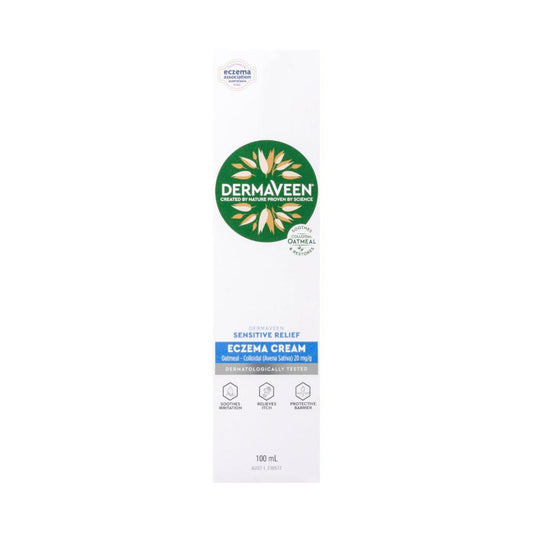 DermaVeen Sensitive Relief Eczema Cream - 100mL
