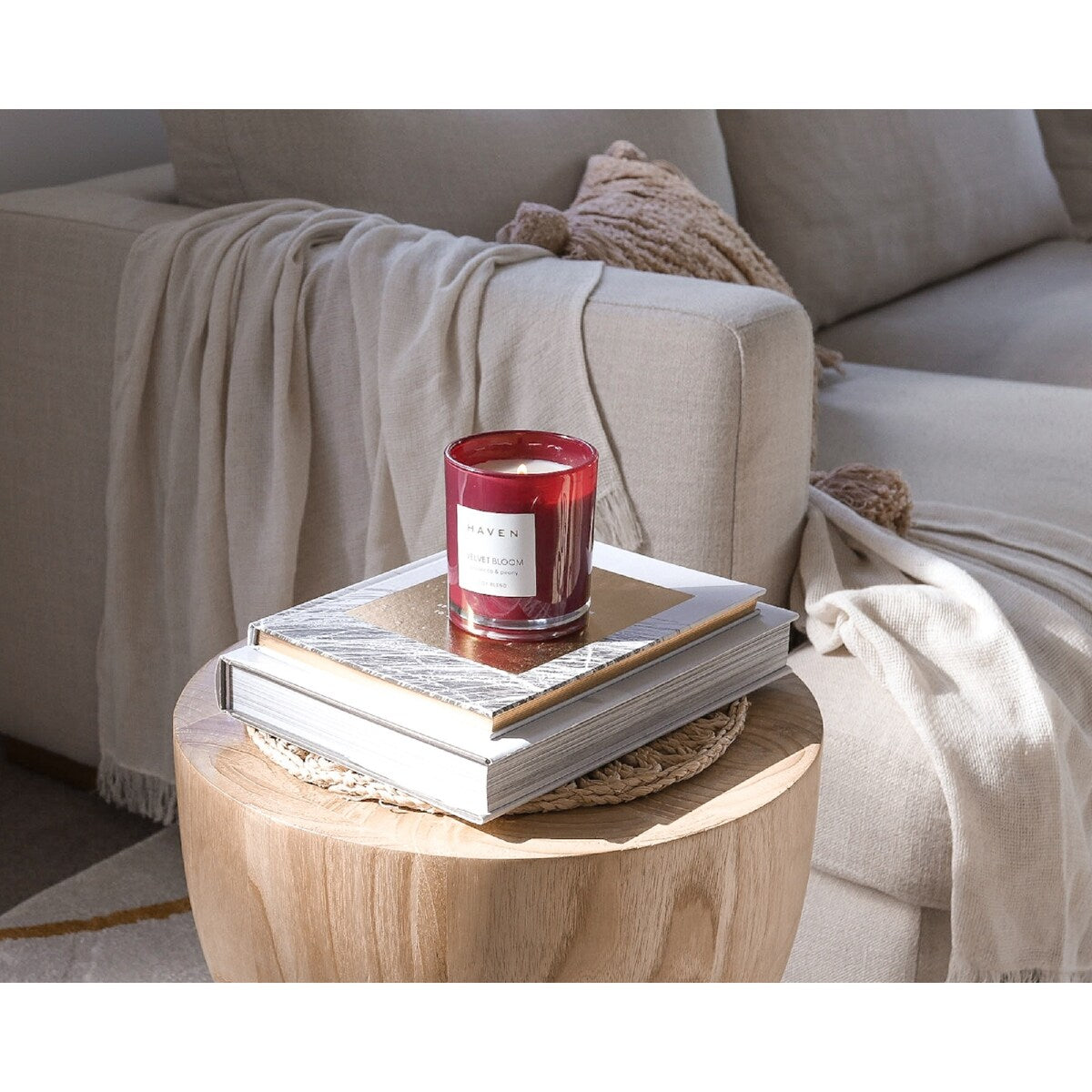 Haven Velvet Bloom Prosecco & Peony Soy Blend Candle