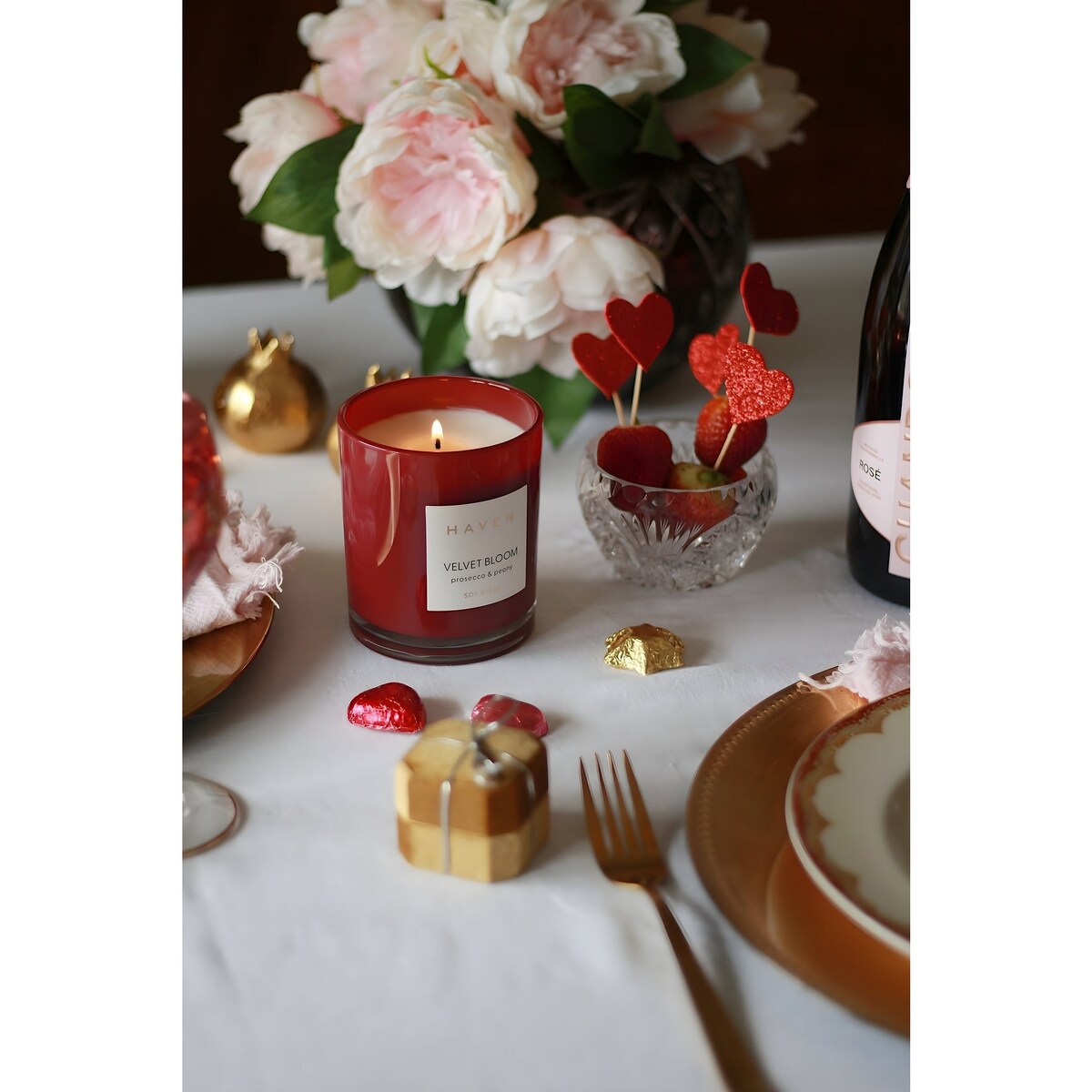 Haven Velvet Bloom Prosecco & Peony Soy Blend Candle