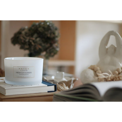 Haven Luxe Fresh Cut Flowers Signature Soy Blend Candle