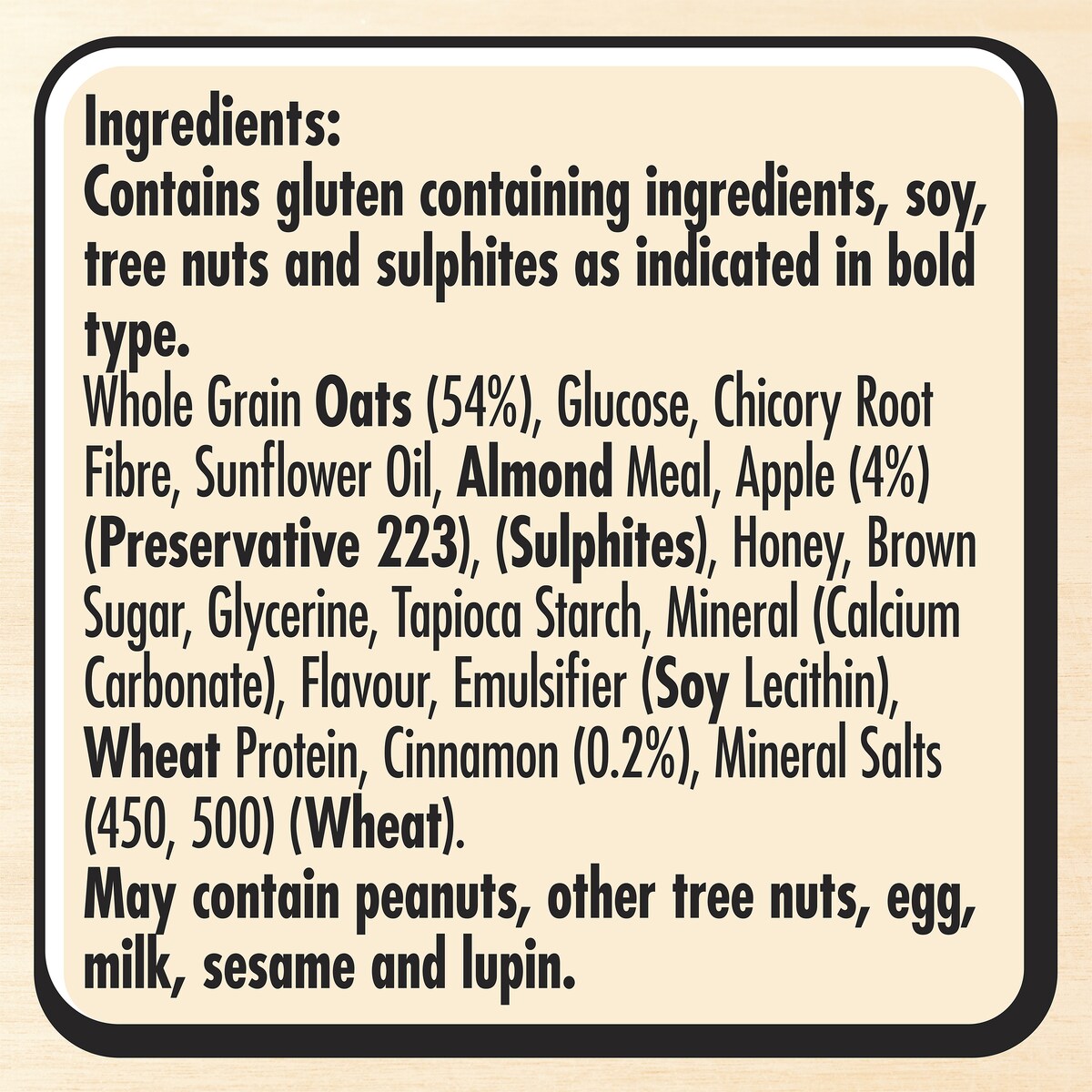 Uncle Tobys Oats Breakfast Bakes Cereal Bar Apple & Cinnamon 260g