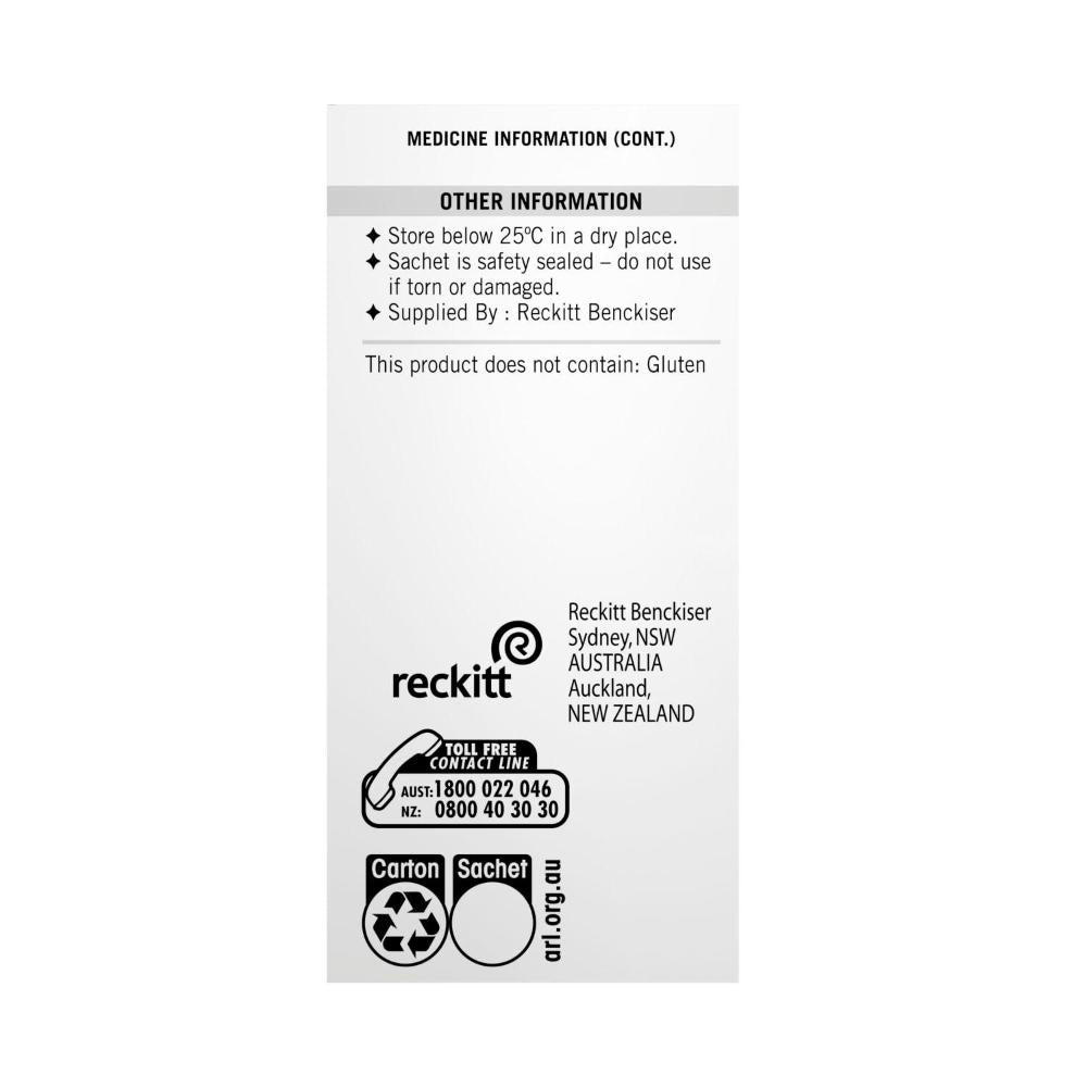 Lemsip Max Decongestant Cold & Flu Hot Drink Honey & Ginger Sachets - 10 pack