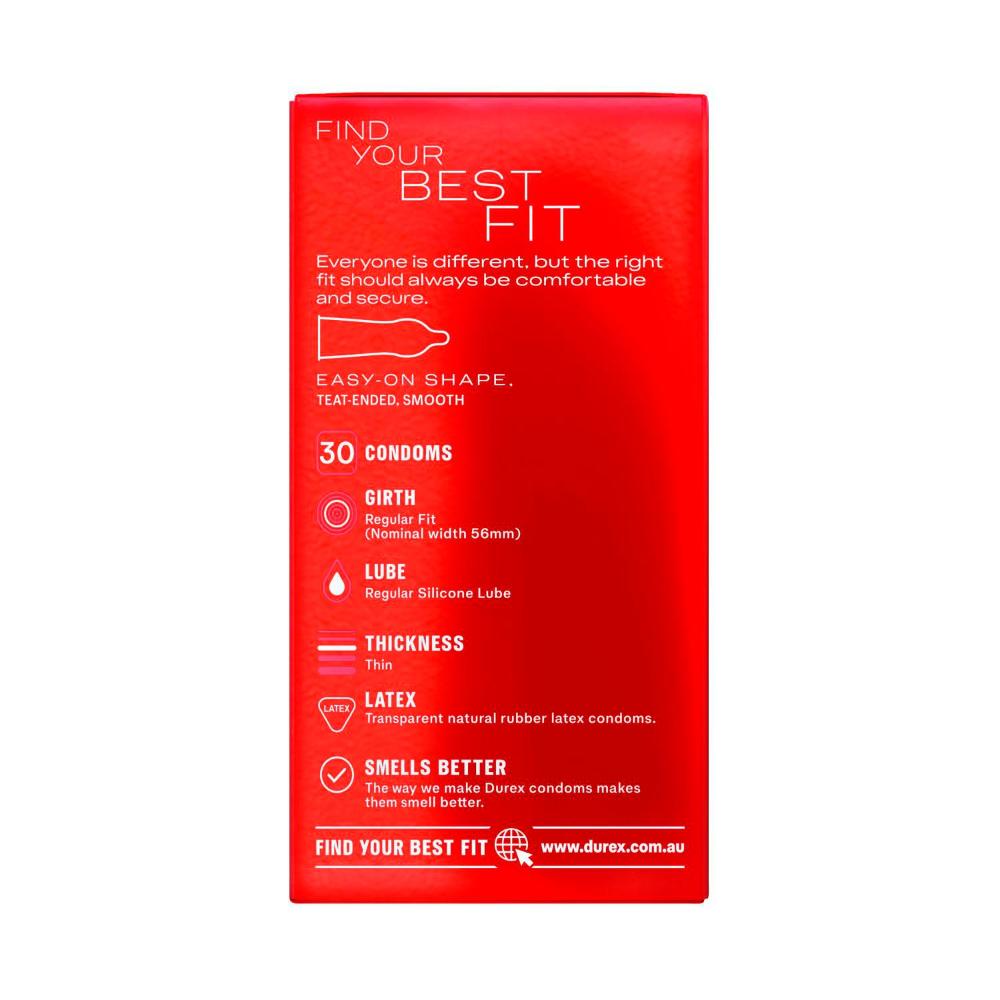 Durex Fetherlite Ultra Thin Feel Condoms - 30 pack