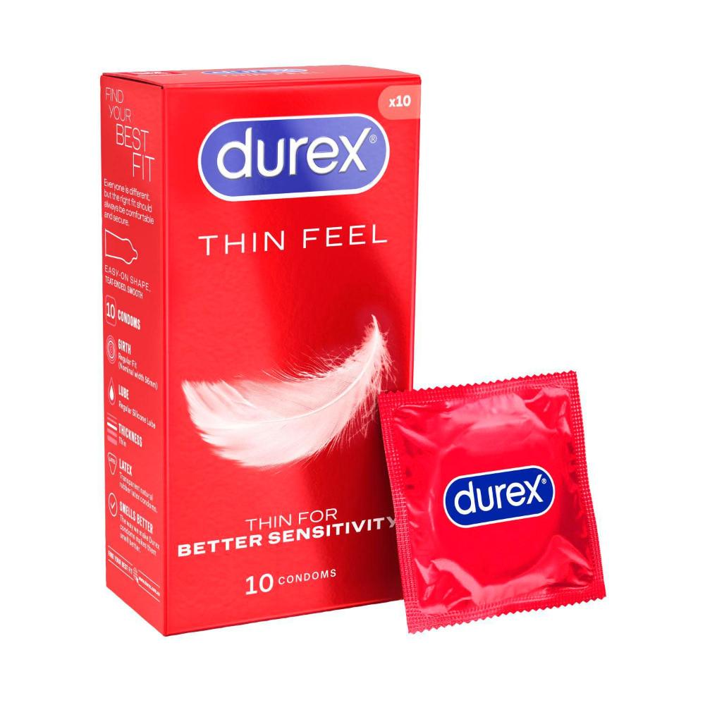 Durex Fetherlite Ultra Thin Feel Condoms - 10 pack