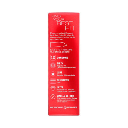 Durex Fetherlite Ultra Thin Feel Condoms - 10 pack