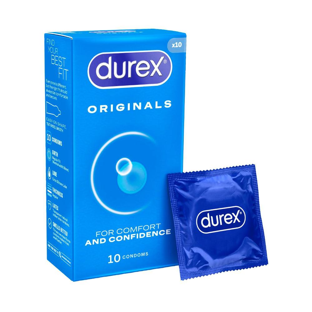 Durex Regular Condoms Original - 10 pack