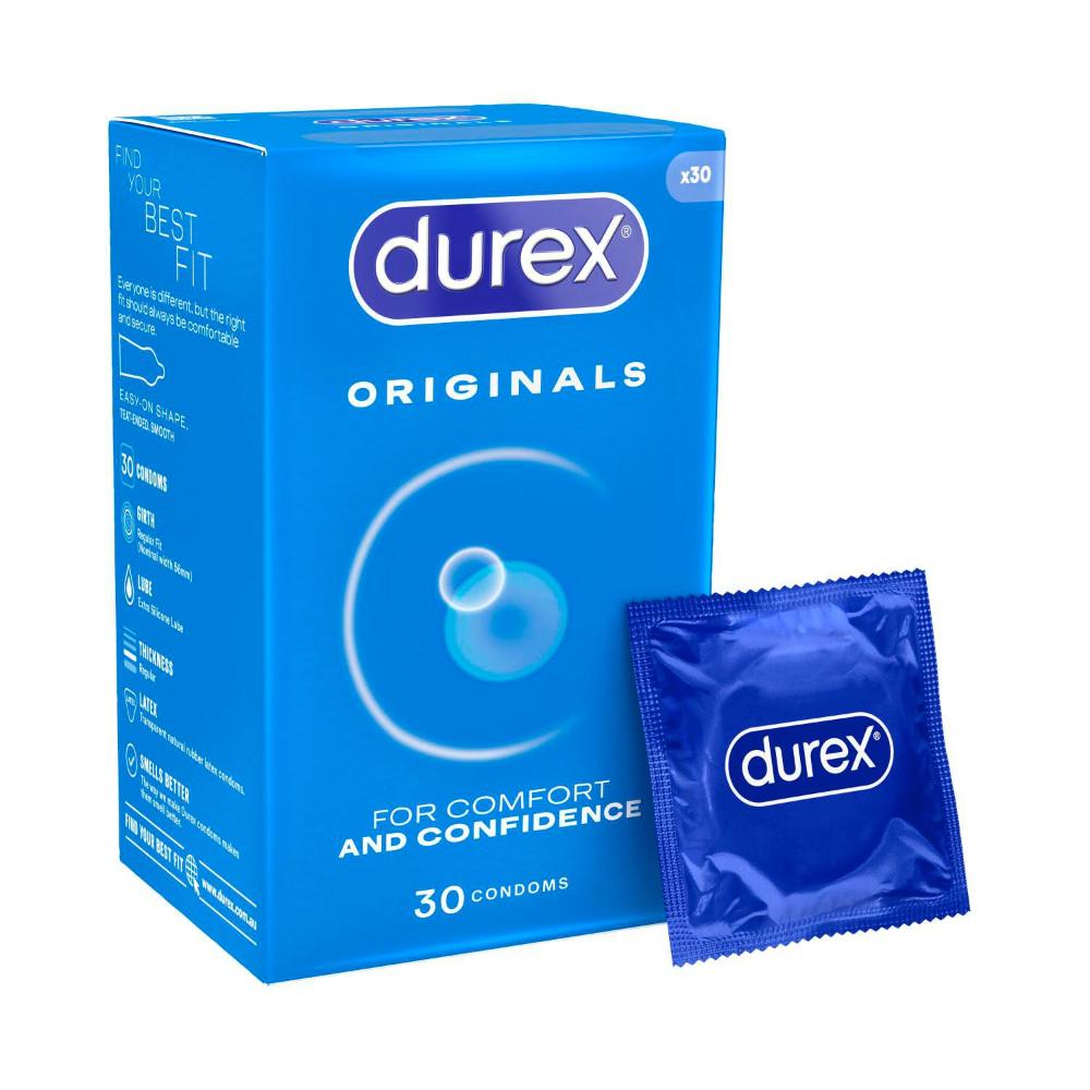 Durex Regular Condoms Original - 30 pack
